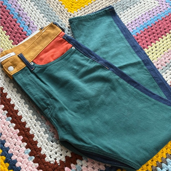 Calvin Klein Jeans with Orange and Yellow Accents - Picture 2 of 8